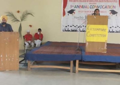 Extempore competition held on 6th April for Classses IX to XII (5)